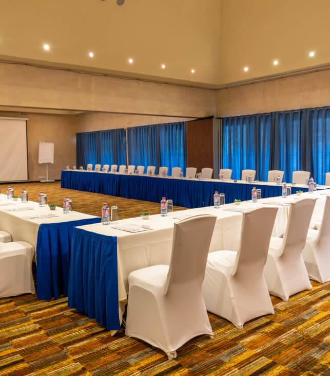 Photo of a U-style layout of the conference room at The Royal Senchi Hotel & Resort in Ghana
