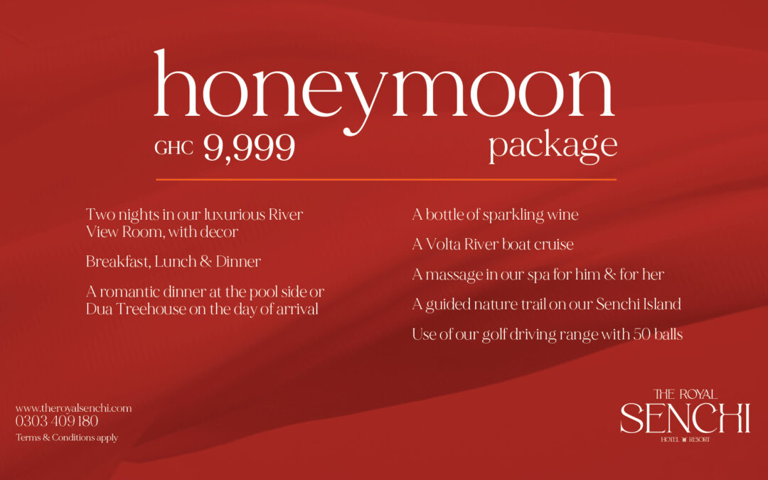 Start your journey together on a Senchi honeymoon, your perfect romantic destination.