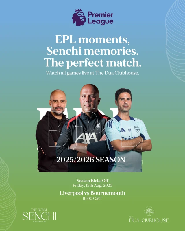 It’s that time of the year again! The Dua Clubhouse is the place to be
Swipe for more!
#premierleague #epl